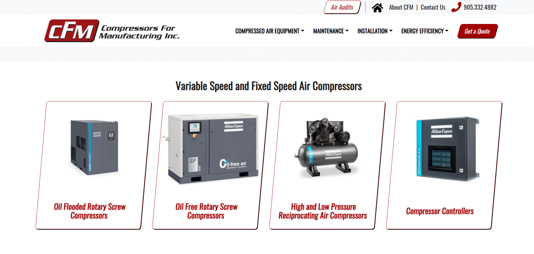 Compressors for Manufacturing